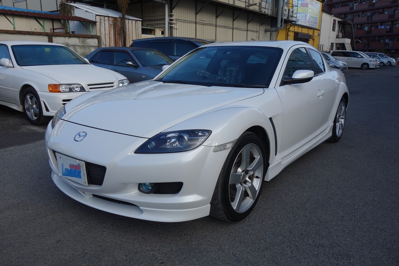 マツダ RX-8 左ロッカーパネル板金・塗装・修理 エアロパーツ塗装